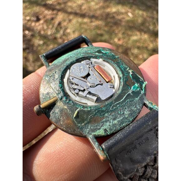 Vintage Fossil Pictographs Watch Zodiac Signs RARE - REPAIR PARTS - Picture 5 of 8